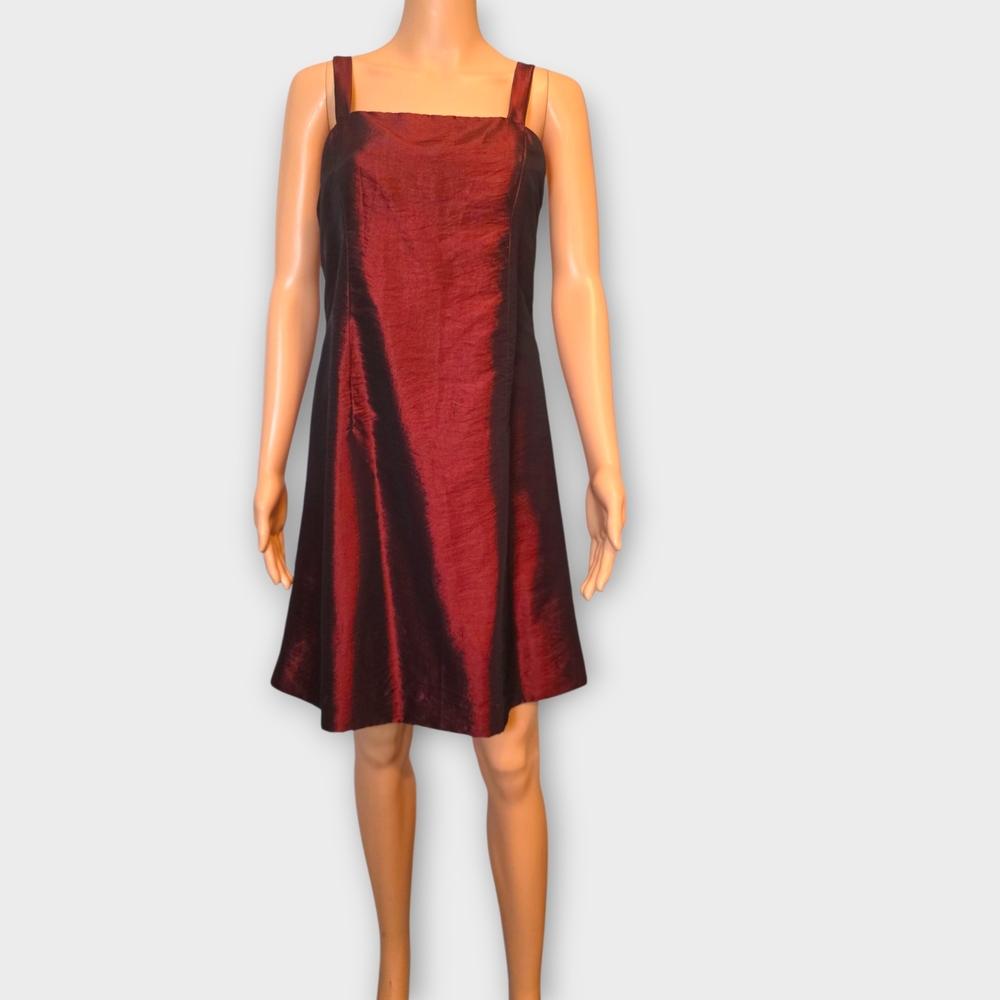 ♥️ 90s Burgundy Dress